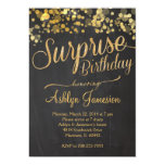 Sparkle Glitter Surprise Birthday Invitation