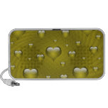 sparkle gold hearts Speakers speakers