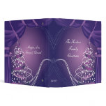 Sparkle Purple Christmas Tree Album binders