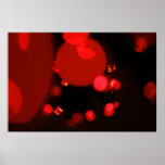 Sparkle Red Diamonds Glitter in Black Print