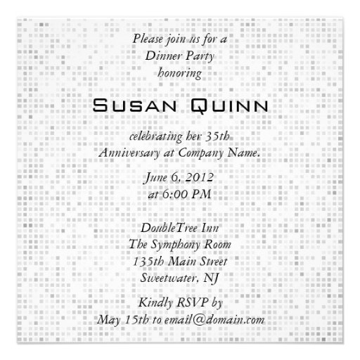 Sparkle & Shine Faux Sequin : Invitation
