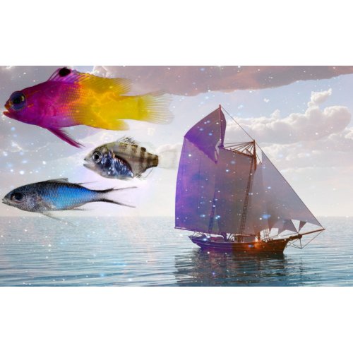 Sparkle Ship print