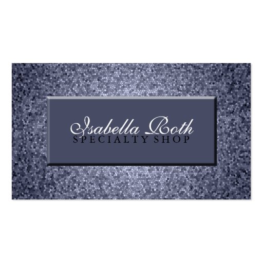 Sparkle Stain Glass Business Card Template (front side)