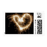 Sparkler heart stamps