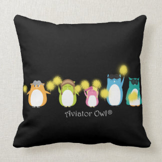 Sparkler Owls Pillows