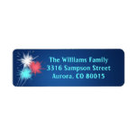 Sparklers 4th of July BBQ Party Address Labels labels