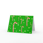 Sparkling Candy Canes Card