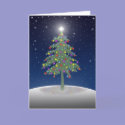 Sparkling Christmas Tree Greeting Card