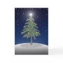 Sparkling Christmas Tree Greeting Card