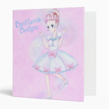 Sparkling Cinderella Vinyl Binders