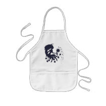 Sparkling Fairy Pixie on Crescent Moon aprons