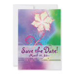 Sparkling Fantasy Flower Invitations