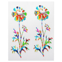 Sparkling Flowers letterhead by doonagiri Sparkling Flowers letterhead
