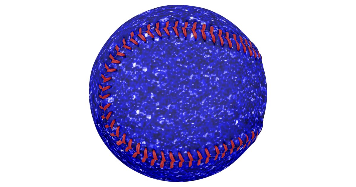 Sparkling glitter softball Zazzle