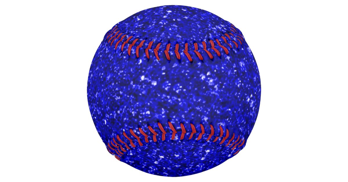 Sparkling glitter softball Zazzle