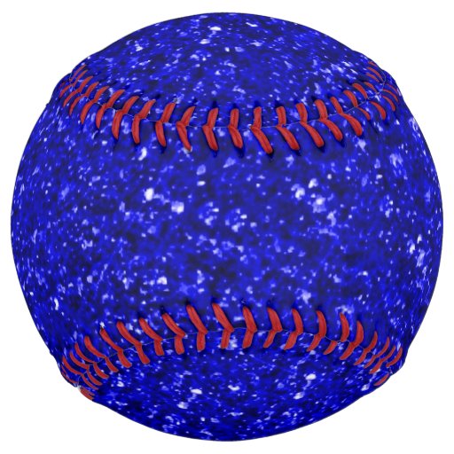 Sparkling glitter softball Zazzle