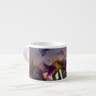 Sparkling Irises Espresso Mug