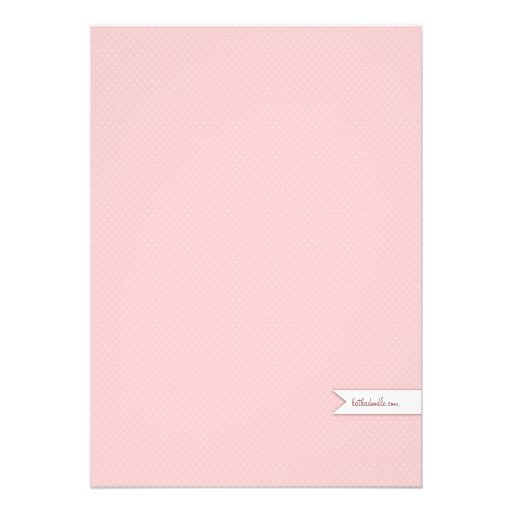 Sparkling New Baby Girl Sip and See Invitation