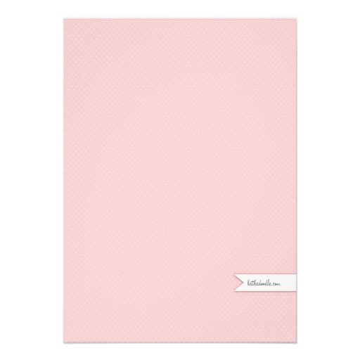 Sparkling New Baby Girl Sip and See Invitation