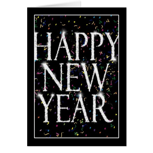 Sparkling New Years Card