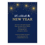 Sparkling Night New Year's Eve Party Invitation invitations