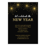 Sparkling Night New Year's Eve Party Invitation invitations