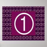 Sparkling Number One Posters