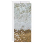 Sparkling ocean scene background rack cards