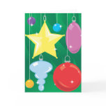 Sparkling Ornaments Christmas Card Sparkling Ornaments Christmas Card