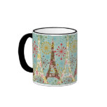 Sparkling Paris in Blue Mug