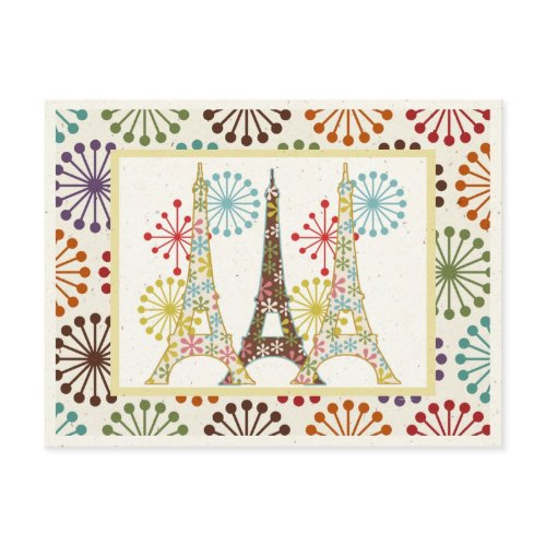 Sparkling Paris Postcard by Hoodies Collection