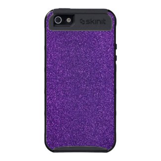 Sparkling purple glitter Skinit iPhone 5 case.