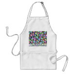 Sparkling Rainbow Polka Dots aprons
