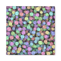 Sparkling Rainbow Polka Dots Fridge Magnet