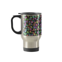 Sparkling Rainbow Polka Dots Coffee Mugs