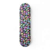 Sparkling Rainbow Polka Dots Skateboard Decks