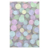 Sparkling Rainbow Polka Dots Customized Stationery