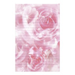 sparkling roses stationery design