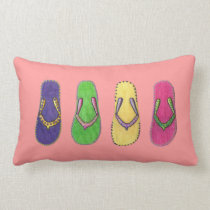 Sparkling Sandals Lumbar Pillows
