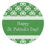 Sparkling Shamrocks Pattern Stickers