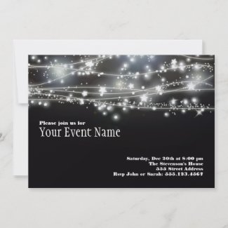 Sparkling Stars Invitation invitation