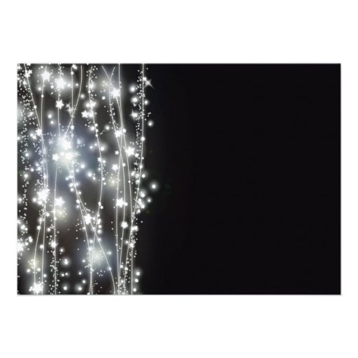 Sparkling Stars Invitation
