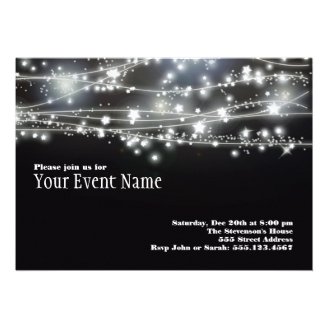 Sparkling Stars Invitation