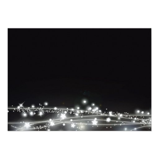 Sparkling Stars Invitation