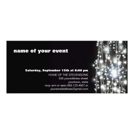 Sparkling Stars Invitation