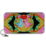 Sparkling Valentine Kissy Birds speakers