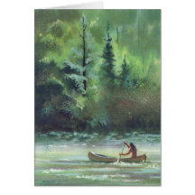 SPARKLING WATERS by SHARON SHARPE Greeting Card