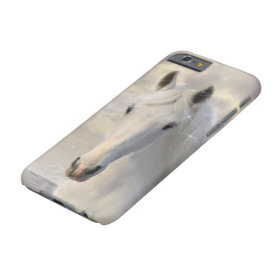 Sparkling White Horse Barely There iPhone 6 Case