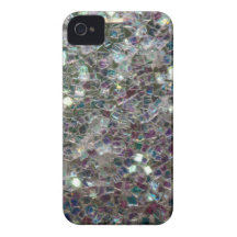 Sparkly colourful silver mosaic Case-Mate iPhone 4 cases