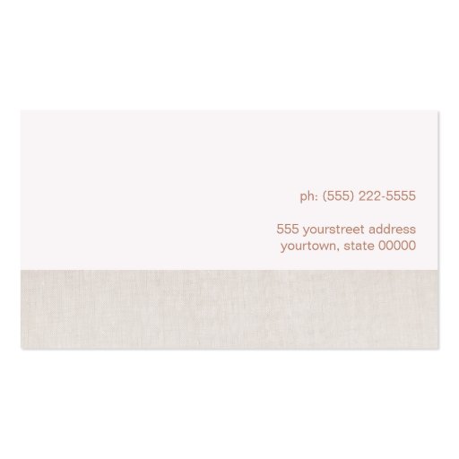 Sparkly Cute Pink Sequins Business Card (back side)